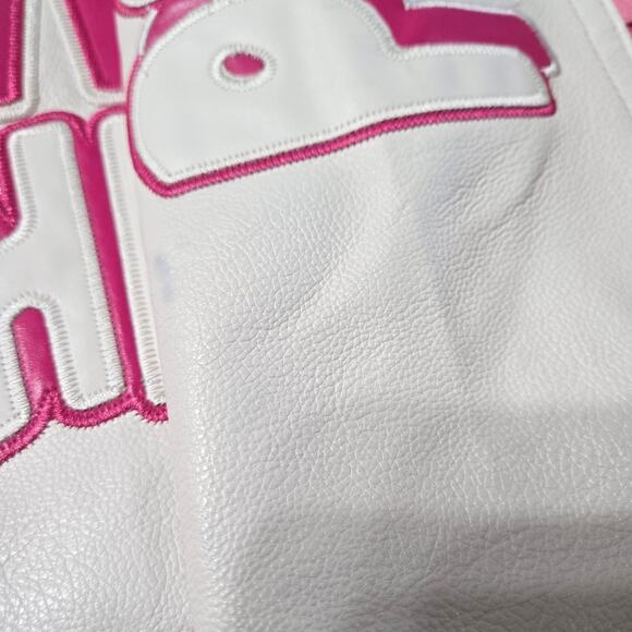 HeadGear Classics Nostalgia Co. Sz3XL Pink Moto Racing Jacket - Picture 5 of 7